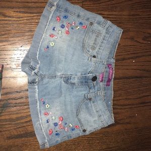 jean shorts